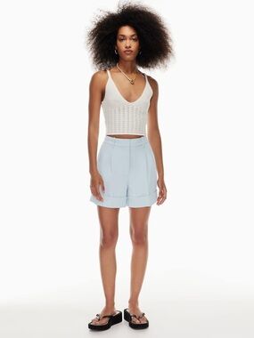 Aritzia Labyrinth Shorts Blue